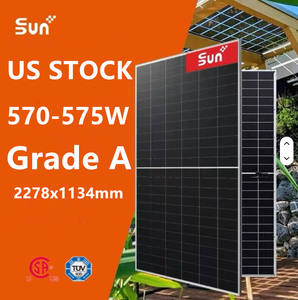 แผงโซลาร์เซลล์ SUNPLUS 570-575W แบบสองหน้า ระดับพรีเมียม 144 เซลล์ โมโน สำหรับฟาร์มโซลาร์เซลล์ สต็อกในสหรัฐอเมริกา - Product Image 1