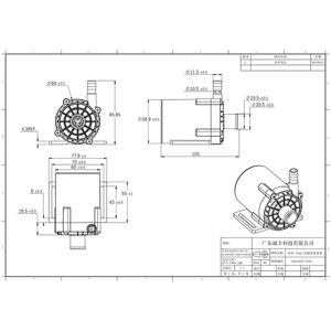 <span class=keywords><strong>Pompe</strong></span> à <span class=keywords><strong>eau</strong></span> électrique micro OEM haute pression <span class=keywords><strong>12v</strong></span> 24v DC sans brosse avec turbine de type fermé - Product Image 6