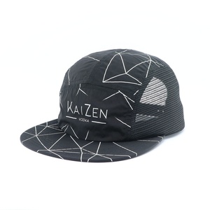 Gorras de béisbol deportivas de nailon transpirables impermeables con logotipo personalizado, gorras de camionero de 5 paneles para correr, venta al por mayor - Product Image 2