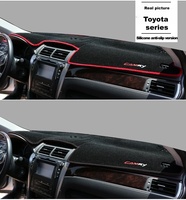 Tapis de protection solaire pour l'intérieur de voiture de luxe, tapis de tableau de bord avec protection et décoration pour Toyota Yaris