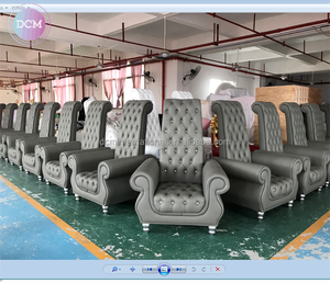 เก้าอี้ทำเล็บมือเล็บเท้าสำหรับสปาเดอลุกซ์ร้านทำจากเงินสุนัขจิ้งจอกญี่ปุ่น - Product Image 4