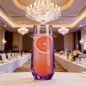 แก้วไวน์แดงความจุขนาดใหญ่ ดีไซน์คลาสสิก แก้วพลาสติกทรงไข่ สำหรับร้านอาหารและโรงเตี๊ยม  สีพื้น  แก้วไวน์หนา  9 ออนซ์ 10 ออนซ์ 12 ออนซ์  ใส  ทำจากพลาสติก PP - Product Image 1