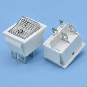 Hot KCD4 White 6 Pin r11 R19a R4s <strong>T120</strong> 16a 250vac T85 T105/55 1e4 T125/55 5e4 <strong>20a</strong> <strong>125vac</strong> 4pins <strong>Rocker</strong> <strong>Switch</strong> - Product Image 4