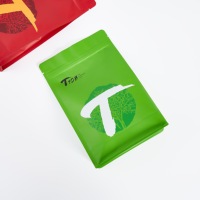 Pochette d'emballage de thé vert à gousset latérale, sac plastique sous vide, livraison gratuite