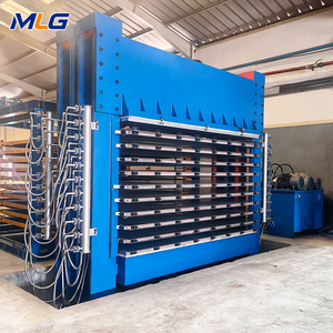 Presse à chaud multicouche <span class=keywords><strong>500</strong></span> mm x <span class=keywords><strong>500</strong></span> mm, presse à chaud pour contreplaqué, machines de pressage à chaud, machines pour le travail du bois - Product Image 4
