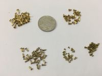 M1.3*2/3/4mm Rivet à œillet en laiton SDPSI 1000 pièces M1.3x2/3/4mm Rivets à œillet creux en cuivre, œillet creux en laiton