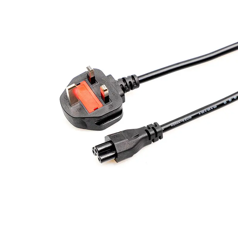 Conector de Mickey Mouse UK estándar iec c5, enchufe hembra, Cable de Alimentación de 3 pines, Tipo G, escáner de impresora de 1,5 m, Cable de alimentación de CA