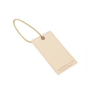 高品质定制热卖FSC印花奢华细绳印花牛仔裤挂绳吊牌纸服装服装秋千吊牌 - Product Image 6