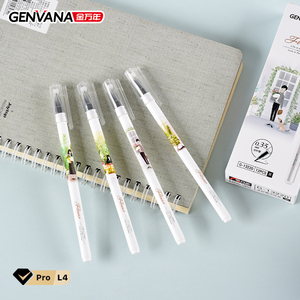 ชุดปากกาเจล GENVANA 0.35 มม. ปลายเข็ม<span class=keywords><strong>แบบ</strong></span>ละเอียด ดีไซน์การ์ตูน สไตล์มูจิ 12 ชิ้น/ชุด <span class=keywords><strong>ปากกา</strong></span>สำหรับนักเรียน สินค้าจากโรงงานโดยตรง - Product Image 3