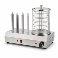 Chauffe-Plat Vertical Marupin en Acier Inoxydable pour Hot-Dogs et Sandwichs – Machine de Maintien au Chaud pour Comptoir