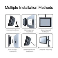 MHY Ordenador Industrial Integrado de 13.3/15.6/18/21.5 Pulgadas, Panel PC con Monitor Táctil, Android/Ubuntu, PC Todo en Uno, 2-8GB de RAM