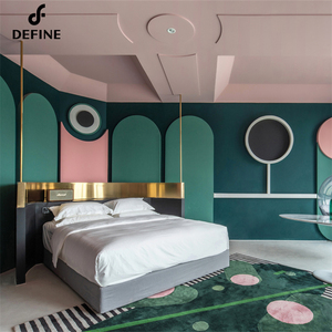 Set di <span class=keywords><strong>arredamento</strong></span> della camera da letto dell'<span class=keywords><strong>hotel</strong></span> di lusso italiano moderno King Size <span class=keywords><strong>Hotel</strong></span> Set di camere da letto con divano sedia - Product Image 5