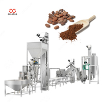Fournisseur à haut rendement Machine de fabrication de liqueur de fève de cacao Machines de traitement de chocolat en poudre de cacao pour le cacao