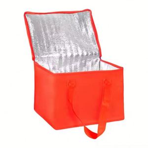 Wholesale Custom Multi-Color Food Delivery Large Capacity Aluminium Foil Non-Woven Fabric Cooler Bags - Product Image 5
