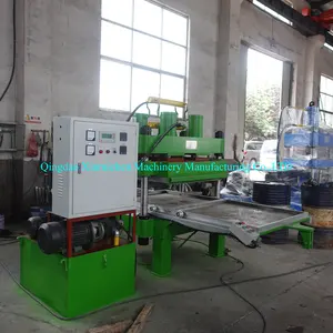 Phòng Tập Thể Dục Cao Su Tầng Mat Tile Making Machine/Cao Su Thủy Lực Tile Vulcanizing Press