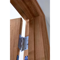 Porte coupe-feu moderne en bois massif personnalisée de qualité supérieure, résistante 20-90 minutes, surface finie, étanche, pour salle de bain