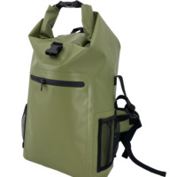 Sac à dos et sac étanches pour kayak - Camping en plein air - PVC super flottant - 2-100L - Bleu/Noir/Vert/Orange
