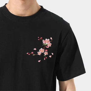 T-shirt Homme Oversize en Coton Épais avec Broderie Personnalisée, Impression DTG Graphique Personnalisée et Effet Délavé Acide - Product Image 1