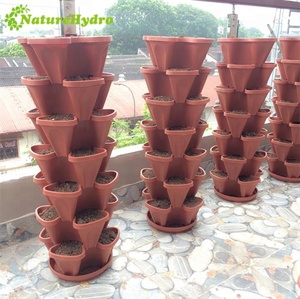 <strong>Strawberry</strong> Lettuce Planter Hydroponics Stacking <strong>Pots</strong> - Product Image 1