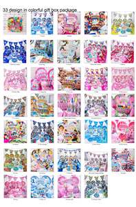 Assiettes pour animaux de dessin animé, serviettes, décorations d'anniversaire, gobelets en papier, ensemble de vaisselle jetable pour <span class=keywords><strong>garçon</strong></span> et fille - Product Image 5