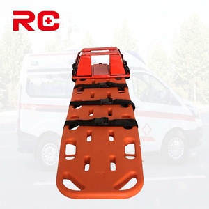 Camilla Médica Plegable de HDPE de Cuatro Pliegues con Agarraderas, Directo de Fábrica, Camilla de Emergencia Plegable, Equipo de Transferencia Hospitalaria - Product Image 4