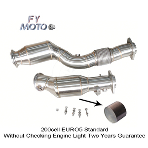 Downpipe catalysé pour <span class=keywords><strong>S58</strong></span> G80/G82 M2/3/4 G87 2020+ avec Flexpipe, norme EURO 5, sans voyant de contrôle moteur, garantie deux ans - Product Image 1
