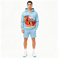 Sweat à capuche pour homme avec impression intégrale 3D personnalisée, motif traîneau du Père Noël, pour les fêtes de Noël