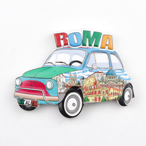 Imán de recuerdo personalizado del <span class=keywords><strong>Coliseo</strong></span> de <span class=keywords><strong>Roma</strong></span>, <span class=keywords><strong>Italia</strong></span>, hecho a mano en 3D con poliresina, imán de resina para nevera - Product Image 2