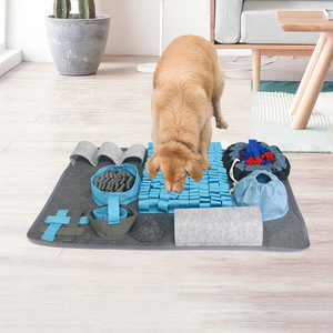 Piazze divertenti imbottiture profumate per animali da addestramento giocattoli IQ con ventose che decomprimono coperte per cani che nascondono pastiglie profumate - Product Image 1