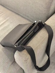 Sac bandoulière homme <span class=keywords><strong>en</strong></span> cuir grainé fin, sac messager de luxe discret, sac de messagerie sans marque pour le quotidien, usine directe Royaume-Uni France - Product Image 2