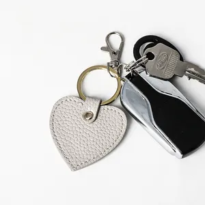 2024 new design high quality pu leather key chain key rings for car key holder