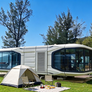 Casa Contenedor Prefabricada Moderna, Ecológica y Amigable con las <span class=keywords><strong>Mascotas</strong></span>, Tipo Cápsula Espacial, para Vacaciones Familiares, Dormitorio, Bar y Uso Comercial - Product Image 4