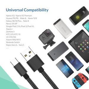 1m 2m 3m Type C Cord <strong>USBC</strong> Charger Nylon Braided Fast <strong>Charging</strong> USB-C <strong>Cable</strong> for Phones - Product Image 5