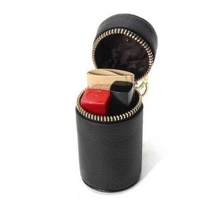 Custom Promotion Zipper Lipstick Case Genuine Leather Travel Cosmetics Bag Gift Keychain <b>Small</b> <b>Wallet</b> Storage Coin Purse Bag - Product Image 4