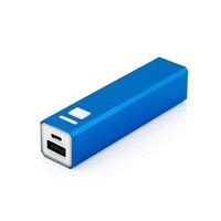 Vente en gros échantillon gratuit Promotion pas cher Portable coloré Mini logo gravé au laser 2600mAh banque d'alimentation carrée en métal