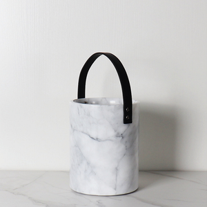 Индивидуальное пиво, шампанское, бочка для красного вина, ведро для льда, мраморный охладитель для вина, ведро для льда, охладитель вина с кожаной ручкой - Product Image 3