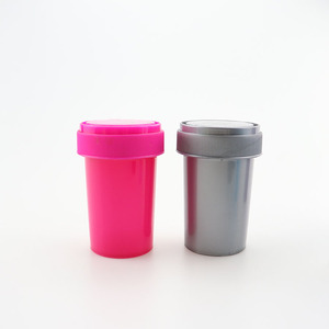 Hot Selling Transparent Rotating Press <strong>Open</strong> <strong>Pill</strong> Plastic Storage <strong>Container</strong> - Product Image 3