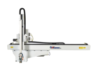 Robot industriel à trois axes haute vitesse pour moulage par injection, manipulateur entièrement servo-motorisé 220V, charge utile 7,5 kg, temps de cycle 0,75 s, adapté