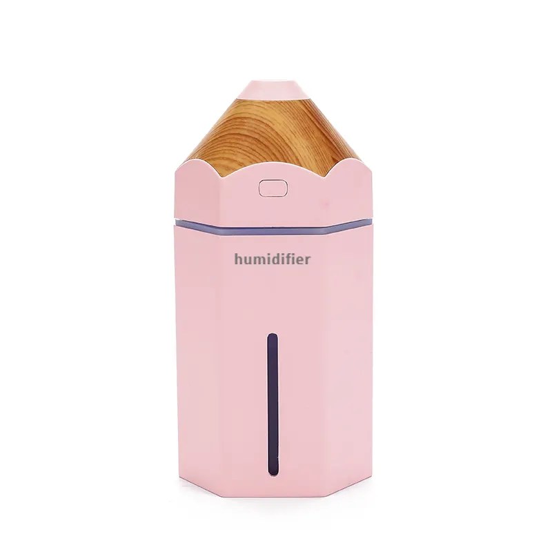 Humidificateur d'air Portable pour enfants, mignon, Design de dessin animé, en forme de crayon, USB, Mini diffuseur d'aromathérapie,