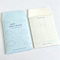 Pochette d'enveloppe en papier graphique minimaliste imprimée pour emballage d'insertion de marque de boutique en ligne