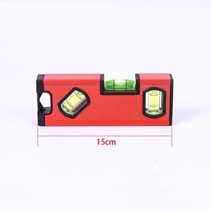 مستوى متوازن مغناطيسي قوي لمعيار مستوى المياه، مستوى مسطح صغير من سبائك الألومنيوم بتصميم صغير دقة عالية - Product Image 5