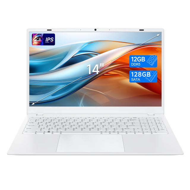 Laptops Intel Celeron N150 12GB RAM 512GB SSD 14-inch HD Display Supports 4K Graphics Pc Gaming Laptop