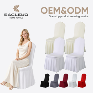 Housses de <span class=keywords><strong>chaise</strong></span> blanches de <span class=keywords><strong>haute</strong></span> qualité en polyester et élasthanne pour banquets, mariages, hôtels, réunions, housses de <span class=keywords><strong>chaise</strong></span> élastiques pour salle à manger - Product Image 1