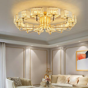 Nouveau design nordique mariage salon hôtel moderne cristal plafonnier lustres pour table - Product Image 4