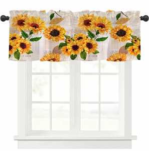 Cortinas Cortas Florales Estilo Rústico para Ventanas de Cocina, Venta al Por Mayor - Product Image 2