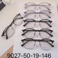 Nuevas gafas de moda con montura neutra, estilo viral de internet, decoración empresarial, versátiles para cualquier forma de rostro, modelo 9027