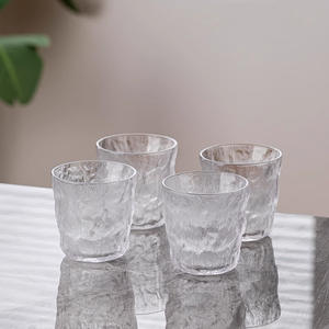 แก้วแกะสลักลายธารน้ำแข็ง ขนาด 10 ออนซ์ แก้วใสสำหรับน้ำ ไวน์ กาแฟ ชา ชุดของขวัญสำหรับงานเลี้ยง - Product Image 4