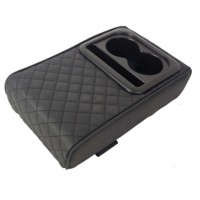 Coussin d'accoudoir de voiture multifonctionnel en PVC, installation facile, universel, style populaire