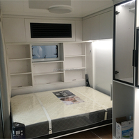 Maison mobile modulaire de luxe Conteneur d'expédition en acier préfabriqué portable pour hôtel Vente bon marché