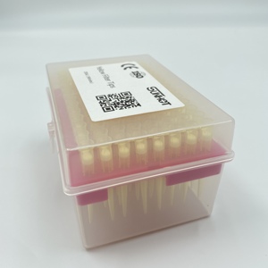 ปลายปิเปตกรองสีเหลือง200ul พลาสติกฆ่าเชื้อในห้องปฏิบัติการพร้อมกล่อง - Product Image 3